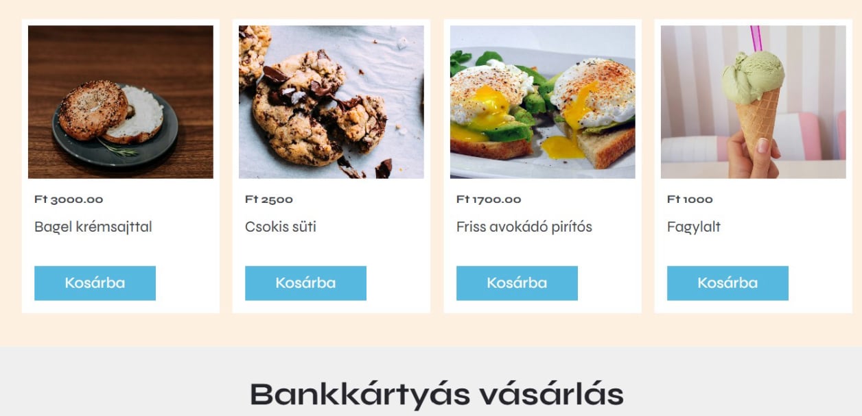 simple webshop